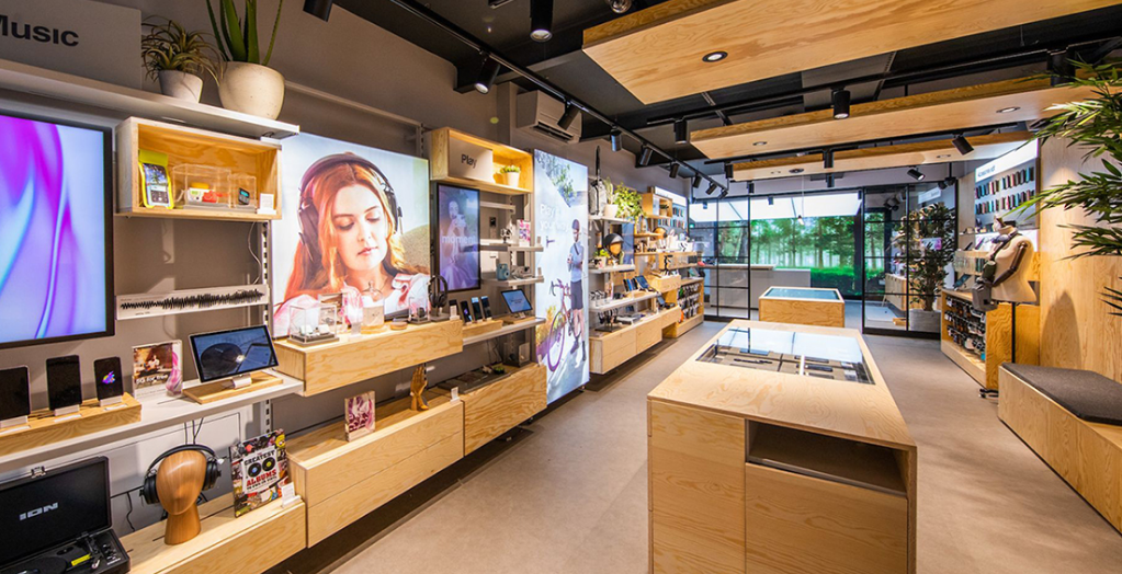 Modern retail interior